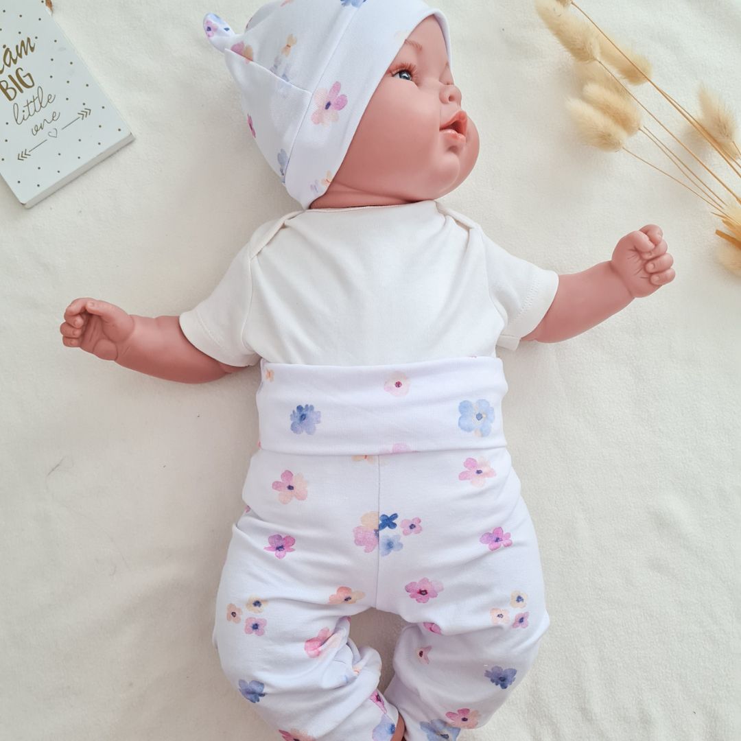 Ročno izdelan otroški komplet rožice