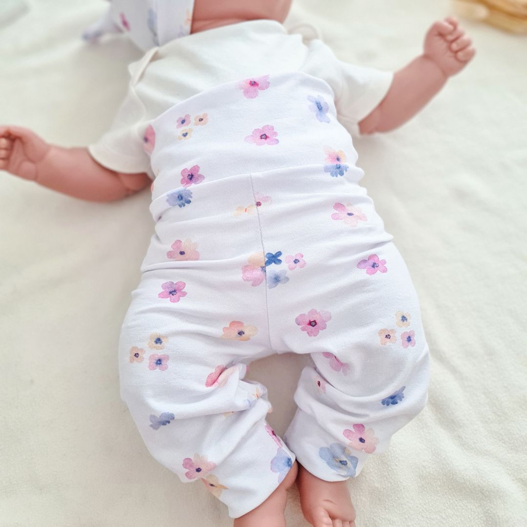 Ročno izdelan otroški komplet rožice