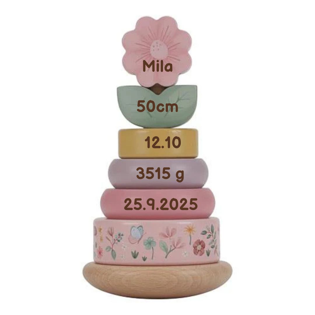 Little Dutch igrača stolp za zalaganje z imenom