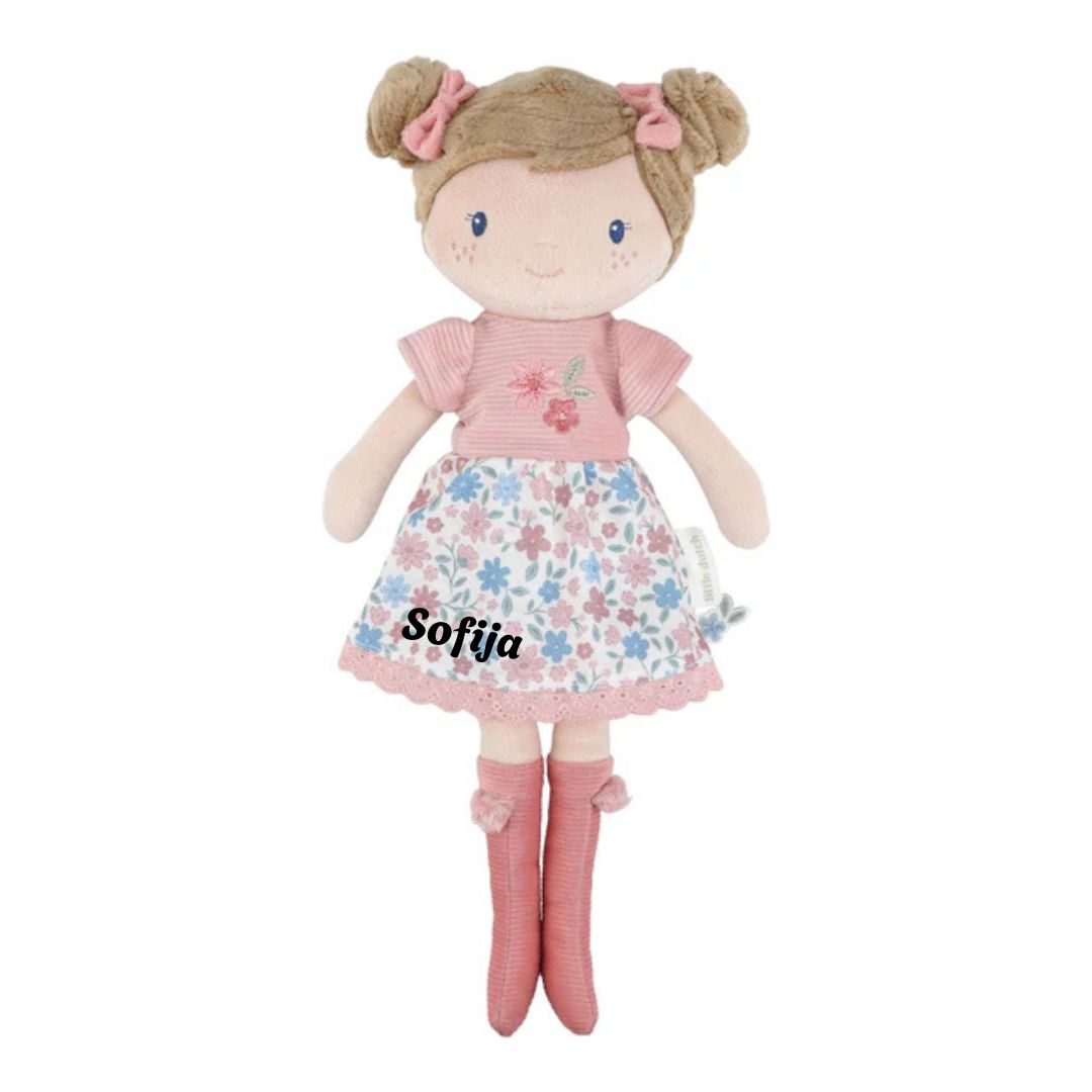 LITTLE DUTCH PUNČKA IZ BLAGA ROSA Z IMENOM